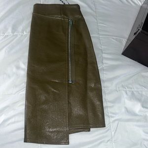 New leather skirt